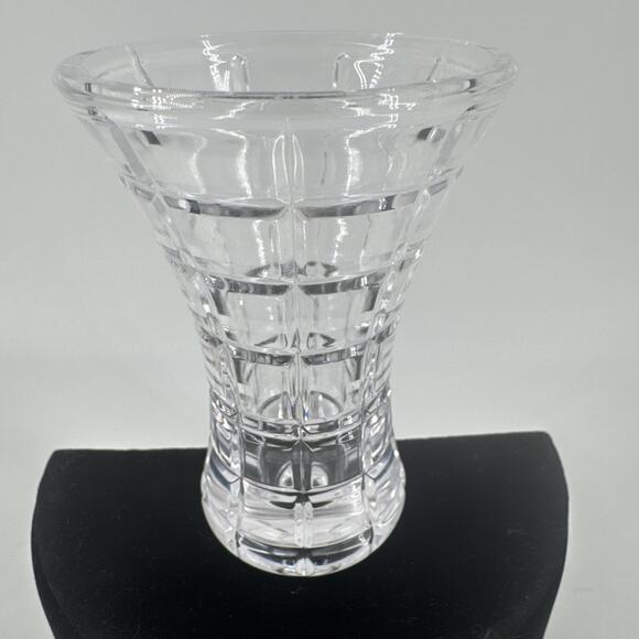 Vase Mikasa Lead Crystal PRISM Posy 4" Tall Flower Elegant - Picture 1 of 10
